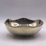 A Mexican silver bowl.