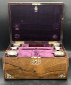 A Ladies Vanity and Jewellery Box In Quality Rosewood