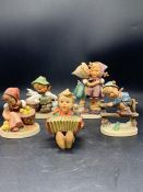 A Selection of Five Hummel Figures