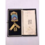 A Masonic jewel in hallmarked silver for St Peter's Lodge No 476