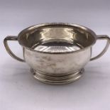 A Silver bowl, makers mark D & F , hallmarked Birmingham 1971-72 (152g)