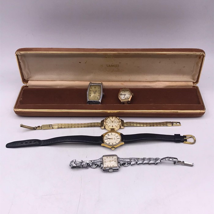 A small selection of Ladies watches including a Rotary