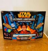 A boxed Star Wars Ultimate Lightsaber "Build Your Own Lightsaber