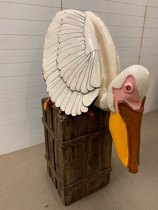 A large Paper Mache Pelican