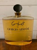 Gio De Glorgio Armani Cologne display bottle (H28cm W23cm D7cm)