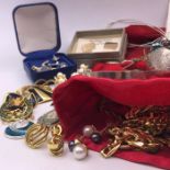 A Selection of costume jewellery