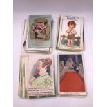 A Selection of Ninety Vintage Postcards.