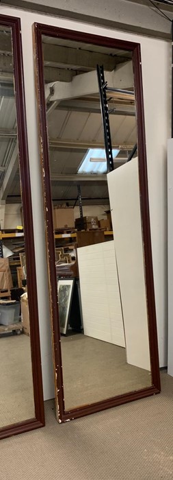 A large narrow haberdashery shop mirror (97cm x 294cm) - Image 3 of 3