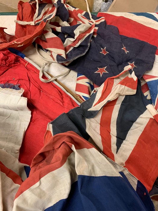 A selection of vintage cloth flags - Image 3 of 3