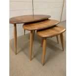 A Nest of Ercol pebble tables