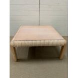 A coffee table with ribbed legs (H40cm Sq87cm)