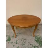 A Beech Occasional Table 46 cm H x 77 cm L