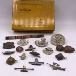 British Army WW1 & WW2 cap badges