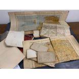 A selection of military edition maps and other maps