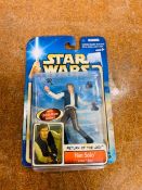 A boxed Star Wars figure of Han-Solo