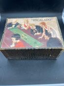 A vintage Escalado Chad Valley game, partially boxed,