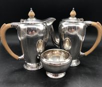 An Asprey Art Deco Tea Service