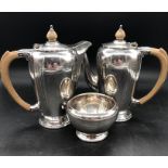 An Asprey Art Deco Tea Service