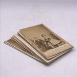 A small selection of nine Victorian photo cards