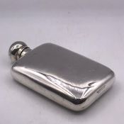 A Silver Hip Flask by Goldsmiths Company 112 Regent Street, hallmarked London 1900