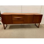 A mid century Mackintosh sideboard (H80cm W203cm D50cm)