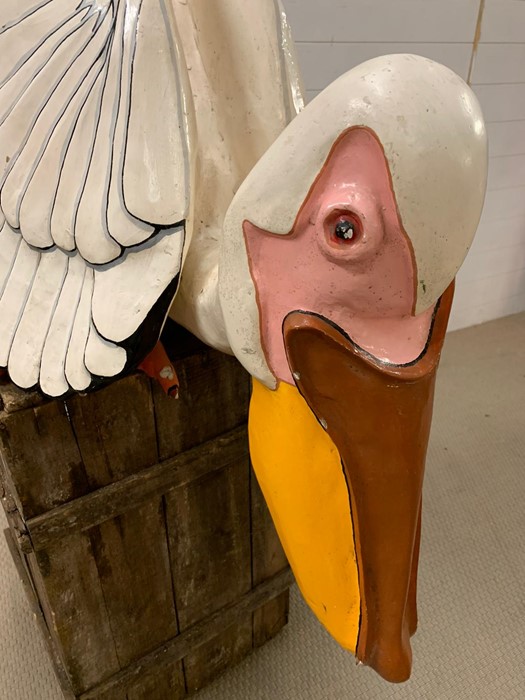 A large Paper Mache Pelican - Image 3 of 7