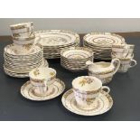 A selection of Copeland Spode Buttercup dinner ware to include twenty three plates various sizes,