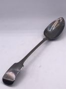 A Georgian serving spoon 1819 London by Thomas Wallis & Jonathan Hayne