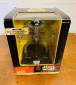 A boxed Star Wars "Destroyer Droid" room alarm