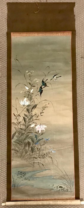 A Chinese rolled scroll