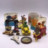 A selection of vintage toys to include the magic roundabout