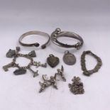 A Selection of Silver jewellery