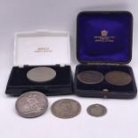 A small selection of Great British coins to include Georgian and Victorian