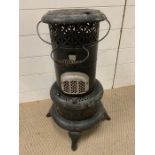 A metal Valor paraffin heater