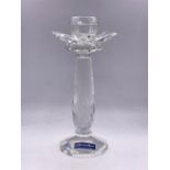 A Boxed Villeroy and Boch crystal candlestick