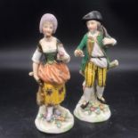 A Pair of China Figures