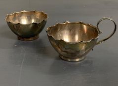 Two pieces of silver plate