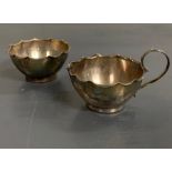 Two pieces of silver plate