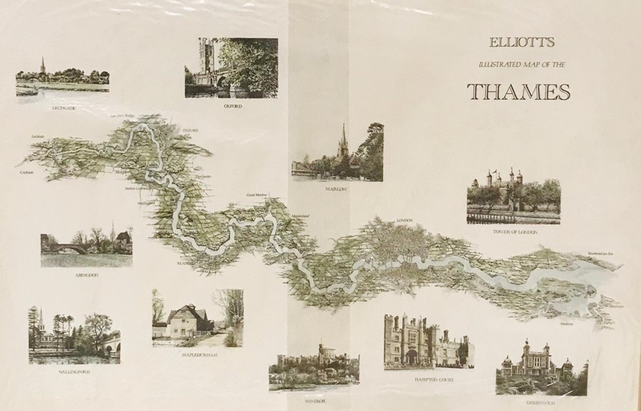 A group of 19th century English prints, some hand coloured, depicting "Henley-on-Thames" published - Image 6 of 7