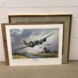 A Frank Wootton limited edition coloured print, "Blenheim Mk IV (a Blenheim will fly again)", signed