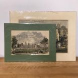 A pair of 19th century English hand coloured prints, "At Henley Regatta" after Richard Caton