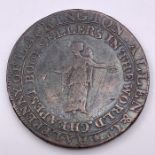Collectable 1795 Half-Penny Token - J. Lackington - Finsbury Square