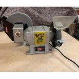 A wet and dry bench grinder by Wickes