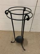 A Wrought Iron plant stand (65 cm High)