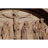 An Esmond Burton (1886-1964) original plaster Maquette of Jesus on the Cross from the clay model.