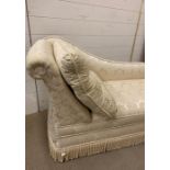 A cream chaise longue