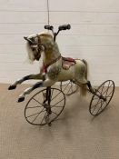 A Vintage Stevenson Brothers Horse Tricycle