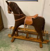 Plush Mamma's and Papa's Rocking Horse (H103cm W103cm H72cm to seat)