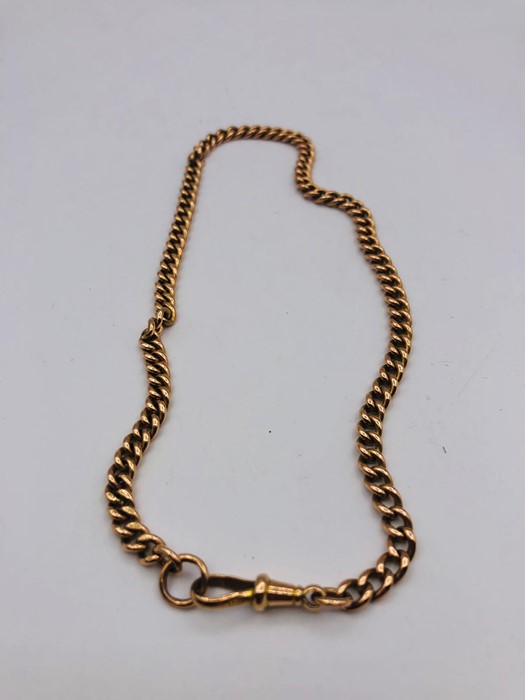 A 9ct gold Albert Chain (Total Weight 31.6g)