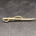 A Tratton Sword Tie pin